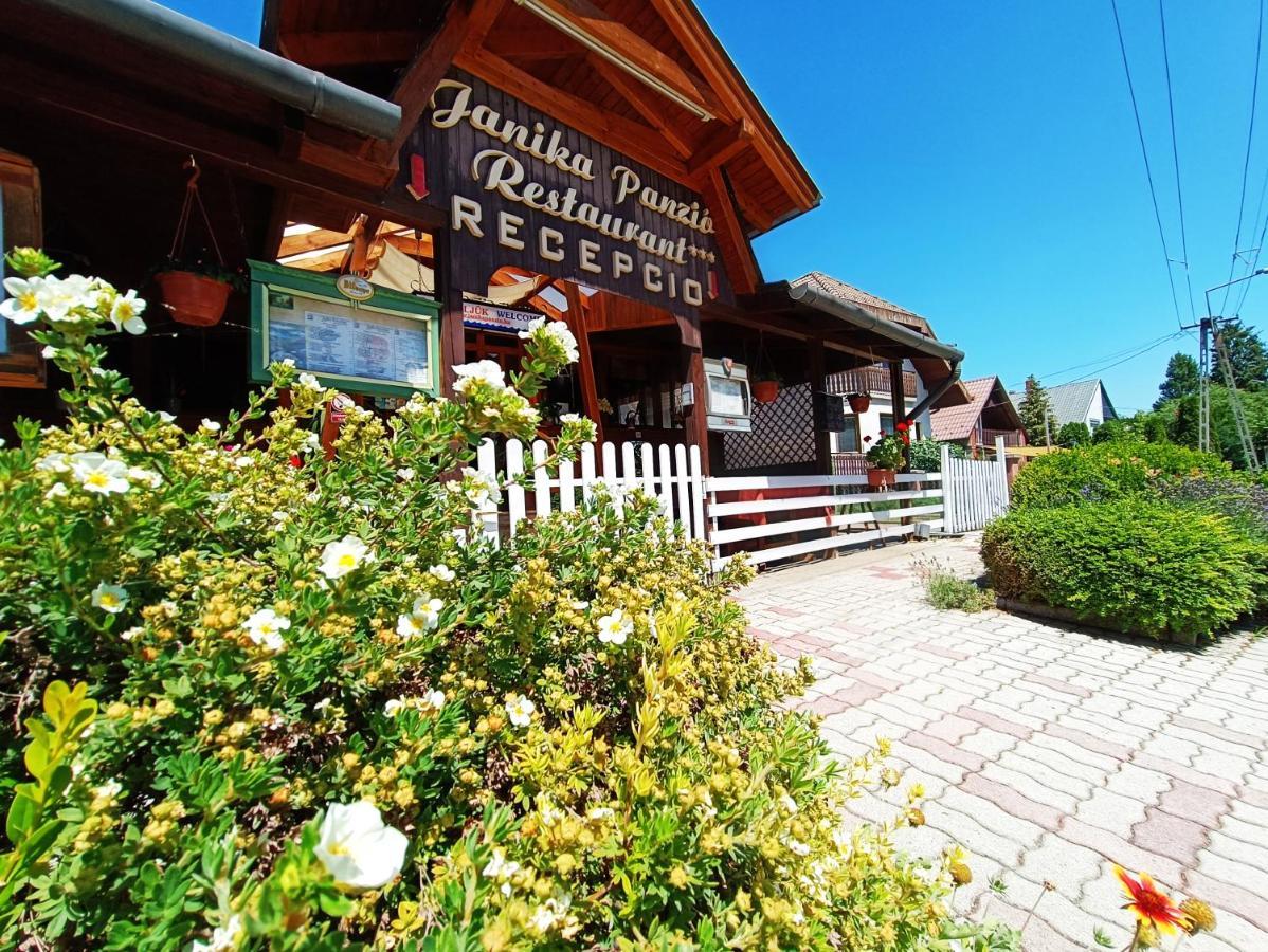 Janika Pension Vonyarcvashegy Exterior photo